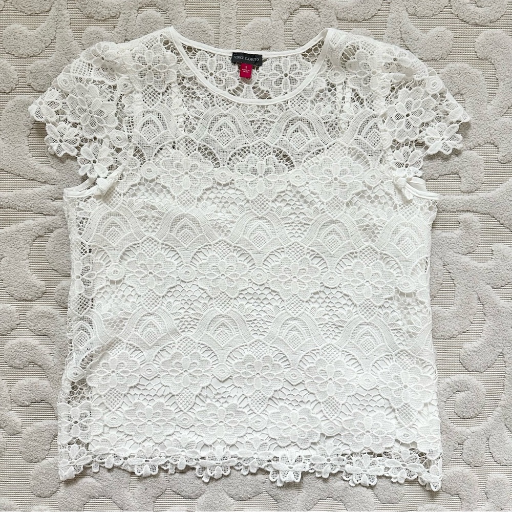 Vince Camuto Lace Blouse - Picture 2 of 2